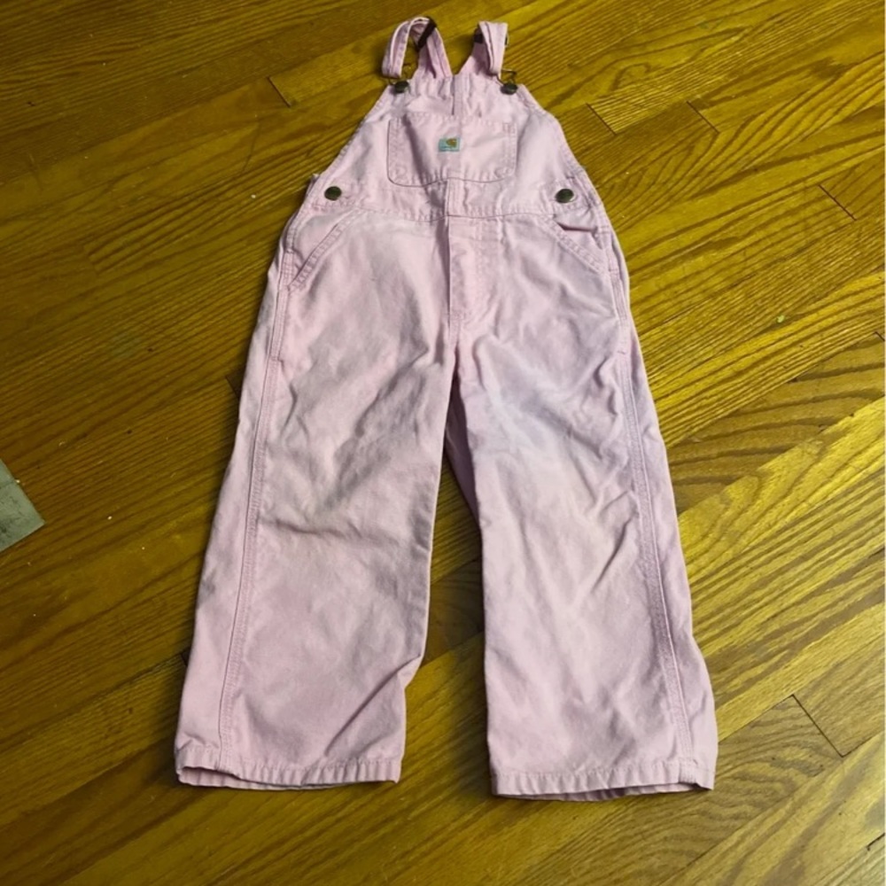 Carhartt pink overalls
